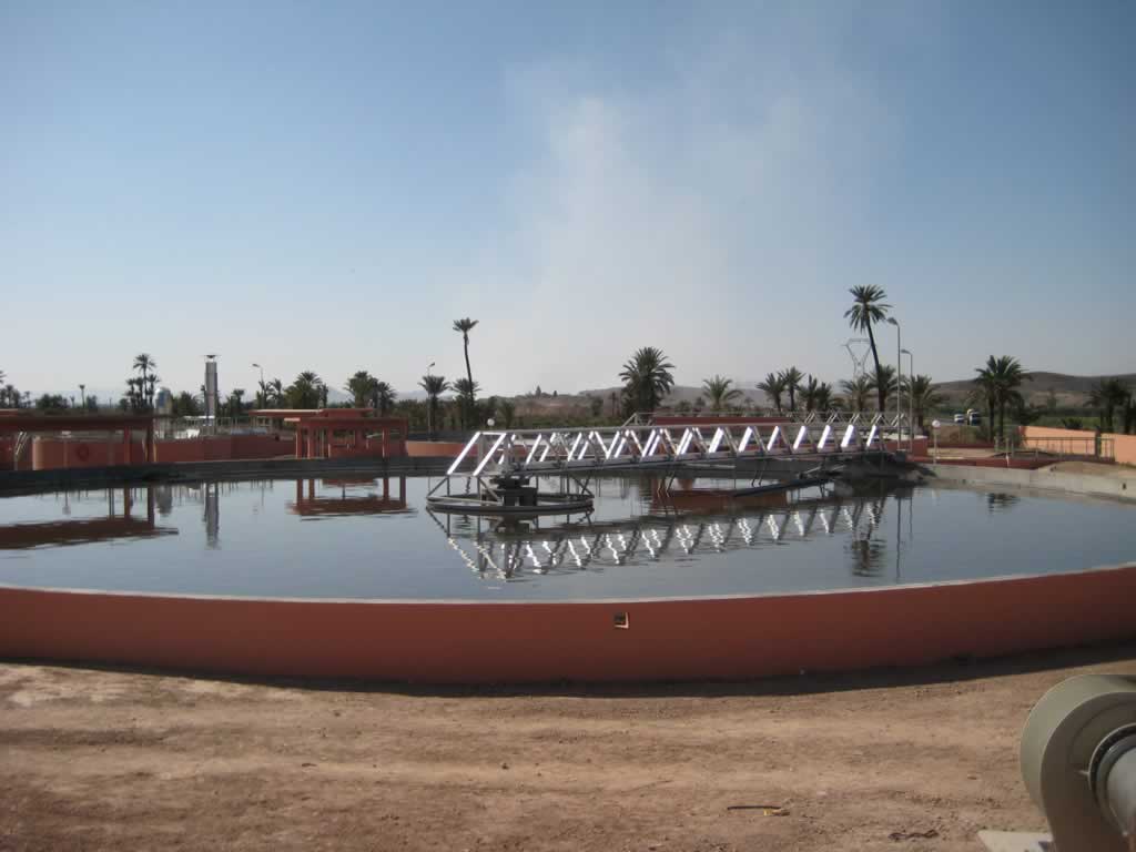 Station d’épuration de Marrakech, Maroc